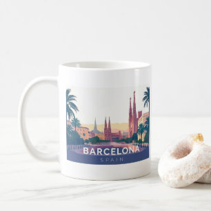 Mug Barcelone Espagne Cathédrale de Barcelone Voyage