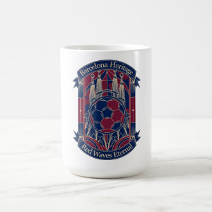 Mug Barcelone Horizon Rouge, Cadeau de l'héritage du C