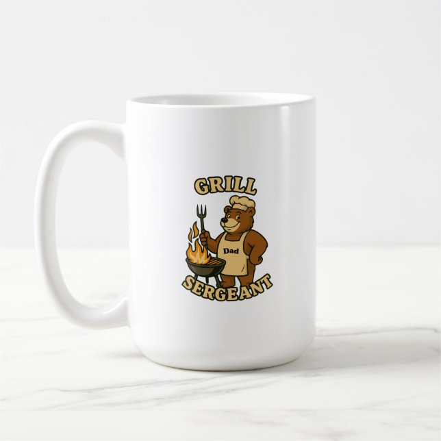 Mug Barll Sergent Baer Design pour papa (Gauche)