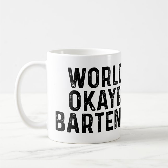 Mug Barman d'Okayest du monde (Gauche)