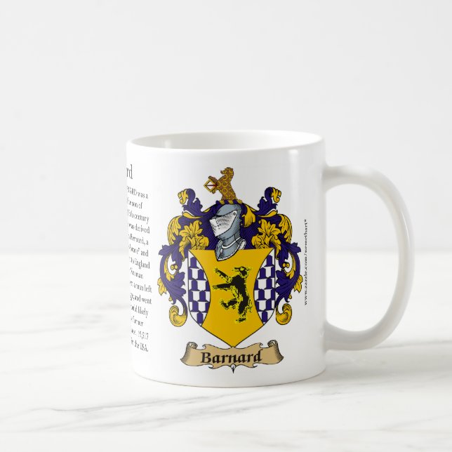 Mug Barnard, l'origine, la signification et la crête (Droite)