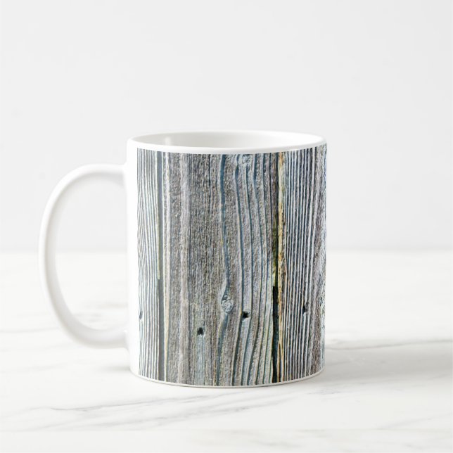 Mug Barnwood bois grain écorce rustique (Gauche)