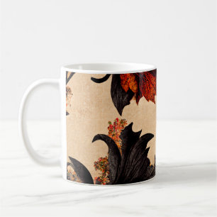 Mug Baroque Maple Leaves Pattern