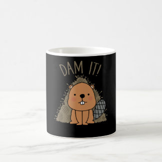 Mug Barrage de Beaver It Cute Beaver Dam Funny Pun Sar