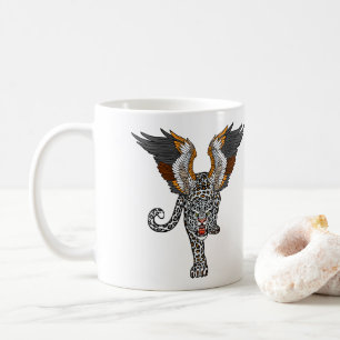 Mug Bars Aq. Légendaire léopard des neiges ailées 