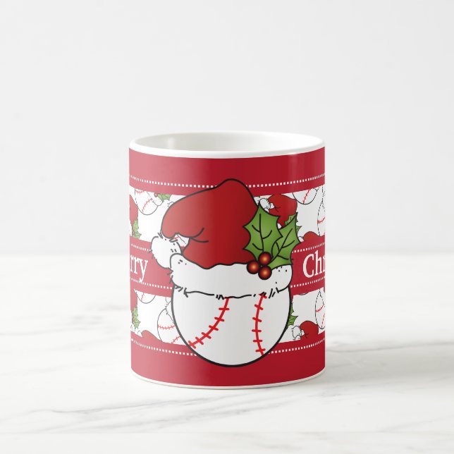 Mug Base-ball de Joyeux Noël (Centre)