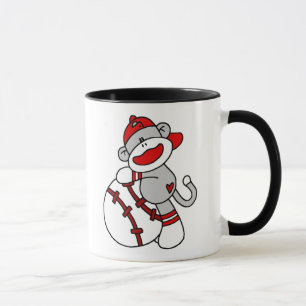 Mug Base-ball de singe de chaussette