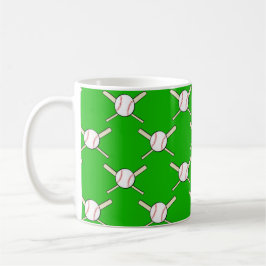 Mug Baseball - Ballons & Bats Motif sans couture
