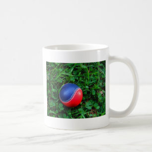 Mug Baseball Rouge et Bleu avec Stitch Blanc