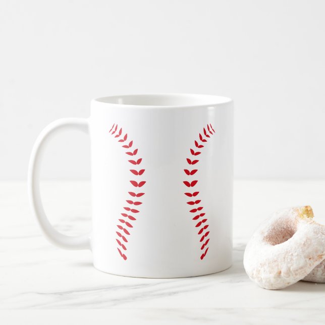 Mug Baseball Stitch (Avec donut)