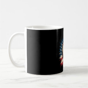 Mug Baseball USA Drapeau Américain Patriotique Sport V
