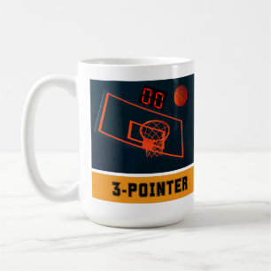 Mug Basket-ball à trois points horloge à zéro