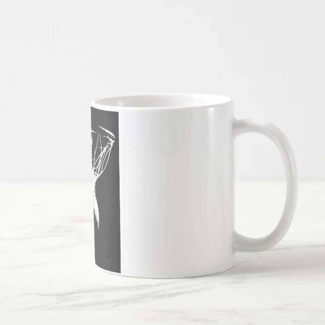 Mug Basket-ball Black White Pop Art (Droite)