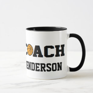 Mug Basket-ball d'entraîneur - personnalisé