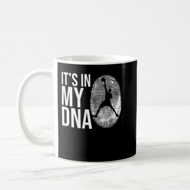 Mug Basket-ball My DNA Basketball Player Doigt Sp (Gauche)