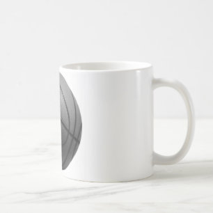Mug Basket-ball noir et blanc