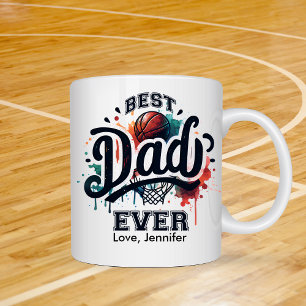 Mug Basketball Best Papa Fête des pères personnalisée
