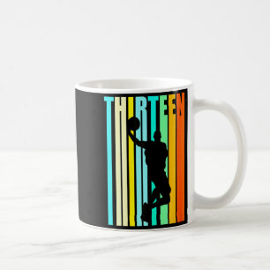 Mug Basketball féminin garçon 13 ans homme papa rétro