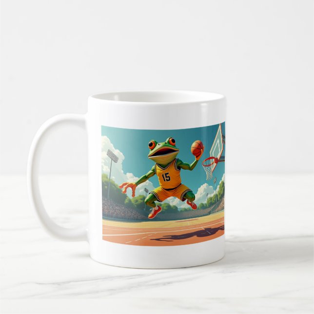 Mug Basketball Grenouille à droite (Gauche)