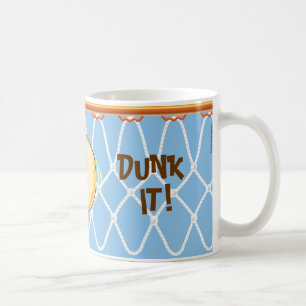 Mug Basketball Hoop Net_blue_Donut Dunk It!