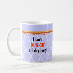 Mug Basketball Hoop Net_I Love Dunkin'_lavender