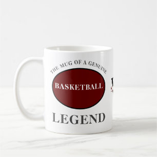 Mug Basketball Legend Monogramme Ajouter votre nom Ann