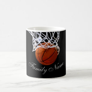Mug Basketball Votre Nom Calligraphie Script