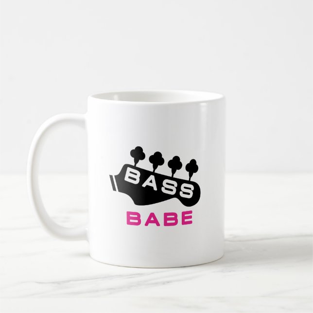 Mug Bass Babe Cadeau Pour Baid (Gauche)