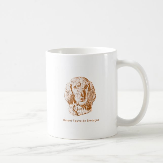 Mug Basset Fauve de Bretagne (Droite)