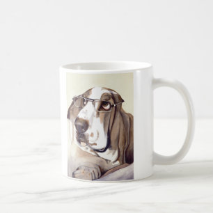 Mug Basset Hound avec "mes yeux semblent-ils grands