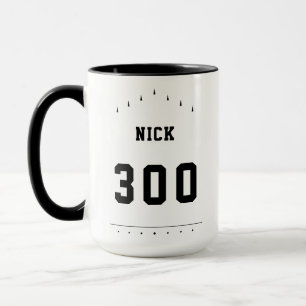 Mug Bassin personnalisé de texte personnalisé   Couleu