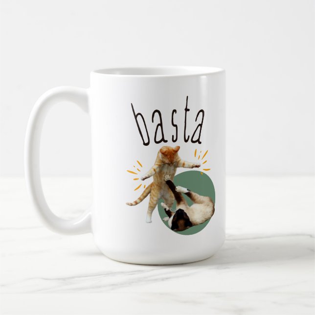 Mug Basta (avec chats) (Gauche)