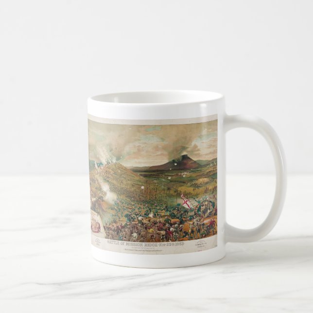 Mug Bataille américaine de guerre civile de (Droite)