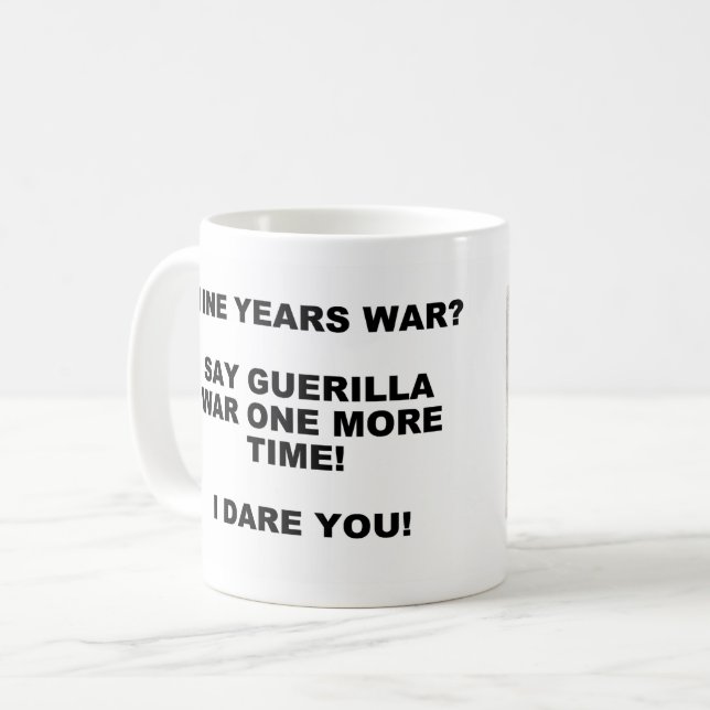 Mug Bataille de neuf ans (Devant gauche)