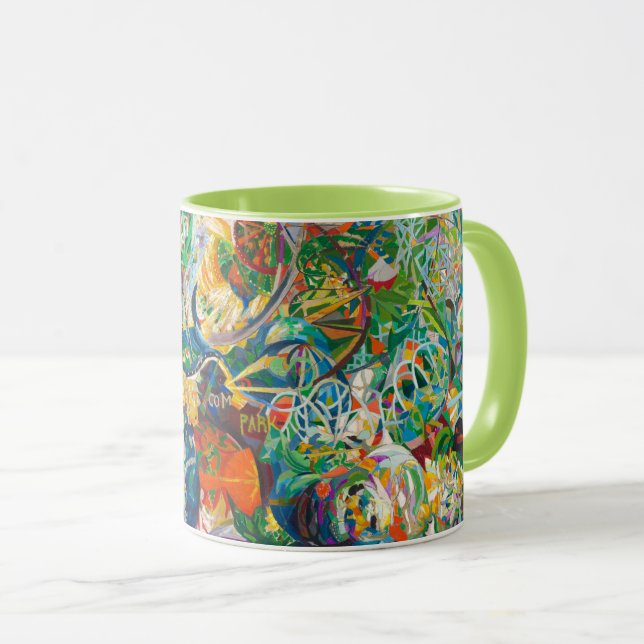 Mug Bataille des lumières, île Coney, Mardi Gras (Devant droit)