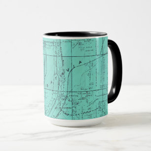 MUG BATAVIA ILLINOIS 1871 CARTE FOX RIVER VALLEY