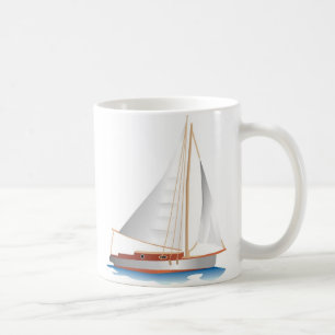 Mug Bateau à voile Gradient Style