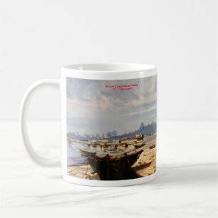 Mug Bateau dans la plage/Boat on the beach