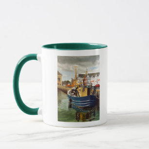 Mug Bateau de pêche de la ville panoramique de Galway