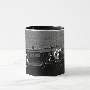 Mug Bateau de plongeur de perles de l'île Mie Mikimoto