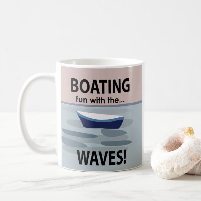 Mug Bateau Navigation à Voile  (Avec donut)