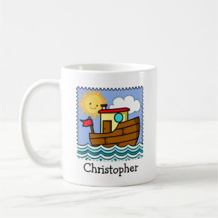 Mug Bateau-remorque personnalisé