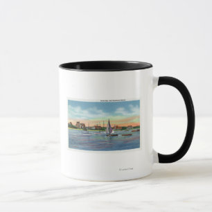 Mug Bateaux à voile dans Lewis Bay, Englewood Beach Vi