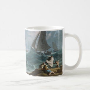 Mug Bateaux de pêche dans une tempête