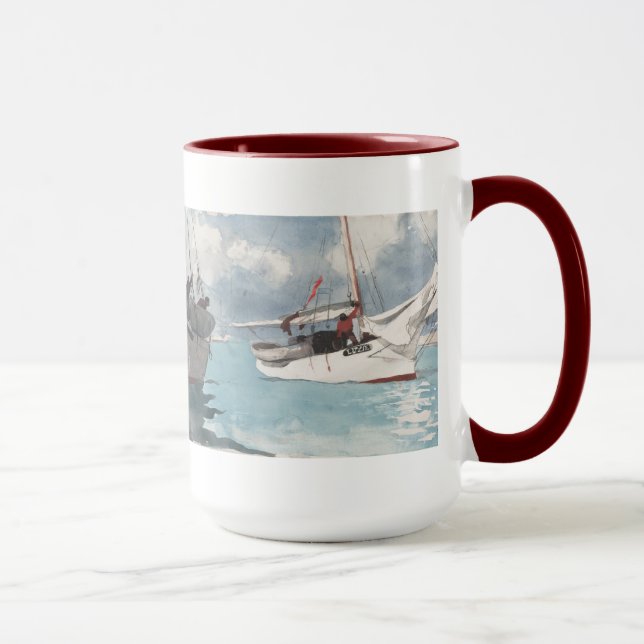 Mug Bateaux de pêche, Key West (Droite)