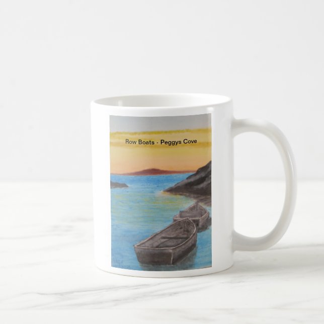 Mug Bateaux de rangée - la crique Sunet de Peggy (Droite)
