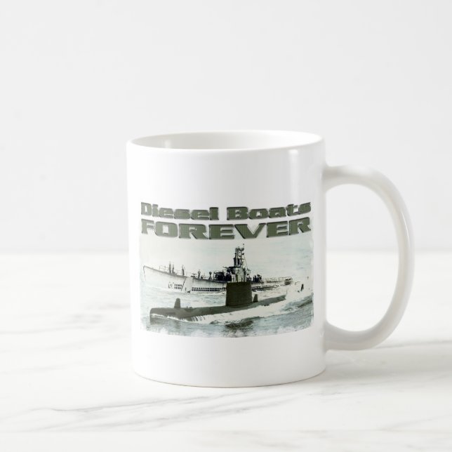 Mug Bateaux diesel pour toujours (Droite)