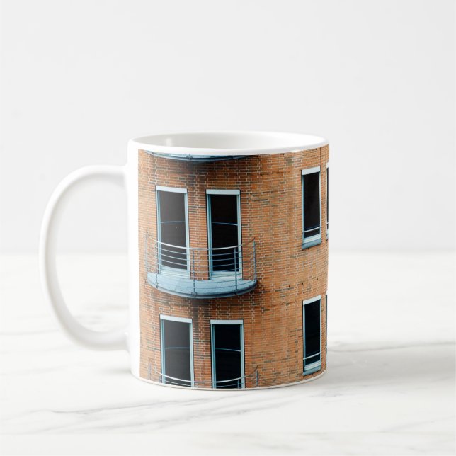 Mug Bâtiment Brown en briques (Gauche)