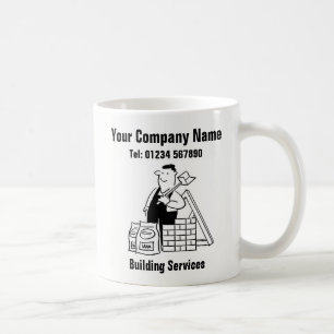 Mug Bâtiment Services de dessin