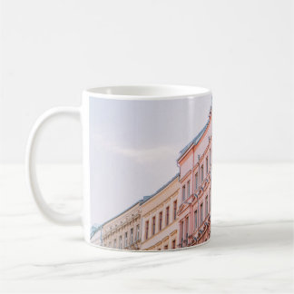 MUG BÂTIMENTS BLANCS ET ROSES